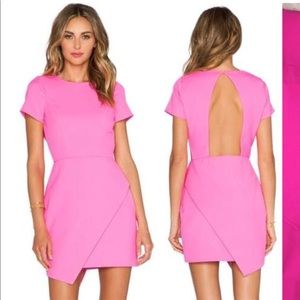 Hot pink dress